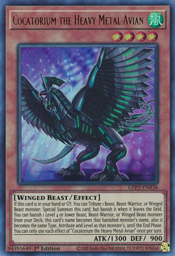 Cocatorium the Heavy Metal Avian GFP2-EN038 1st ED Yu-Gi-Oh! - Image 1