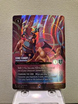 Disney Lorcana King Candy Sweet Abomination 218/204 Enchanted Shimmering Skies - Image 1