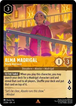 Disney Lorcana TCG - Ursula's Return - Alma Madrigal - Family Matriarch 2/204 - Image 1
