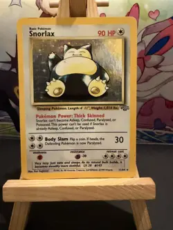 Snorlax 11/64 Jungle Holo Rare Unlimited – Vintage WOTC Pokemon Card LP - Image 1