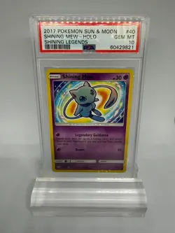 Shining Mew Holo 40/73 Shining Legends Pokemon PSA 10 - Image 1