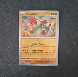 Groudon Masterball Reverse Holo 049/131 Prismatic Evolutions Mint Condition Card - Image 1