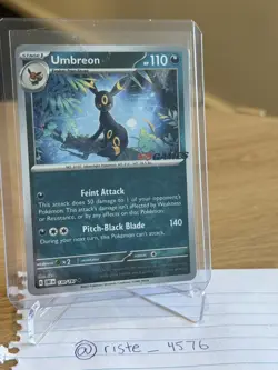 Umbreon 130/197 Reverse Holo EB Games Promo Pokemon TCG (Moderate Surface Wear) - Image 1