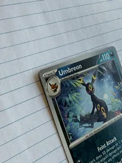 Umbreon 130/197 Reverse Holo EB Games Promo Pokemon TCG (Moderate Surface Wear) - Image 2
