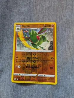 Pokemon Brilliant Stars Flygon 076/172 Reverse Holo NM - Image 1