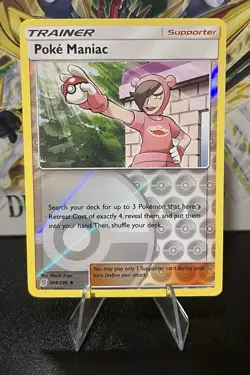 Poke Maniac 204/236 Reverse Holo SM - Unified Minds Pokemon TCG Card New ✨ - Image 1