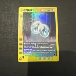 Bounce Energy 142/144 - Skyridge Set *EXC-NM* Reverse Holo Pokemon Card - Image 1