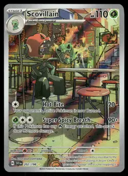 Pokemon Cards Scovillain 202/198 Scarlet & Violet Illustration Rare NM - Image 1