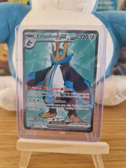 Empoleon ex 114/094 Full Art Pokemon TCG Card Phantasmal Flames - Image 1