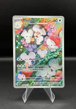 Pokemon TCG Maushold Illustration Rare Card Sv02: Paldea Evolved Holo 226/193 - Image 1