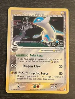 Pokemon Card-Latios-Holo-Delta Species-9/113-ENG-Stamped-LP - Image 1