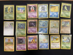 Pokemon Vintage WOTC Lot - Base Set Jungle Fossil Base Set 2 Team Rocket 163 - Image 2