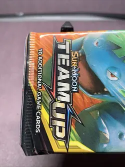 Pokemon TCG Sun and Moon Team Up Booster Pack Sealed Venusaur & Celebi Artwork - Image 3