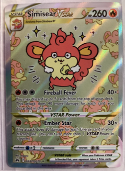 Simisear VSTAR GG37/GG70 NM Crown Zenith Pokemon - Image 1