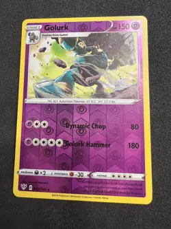 Golurk 77/189 Rare Darkness Ablaze Pokemon Reverse Holo 2020 - Image 1