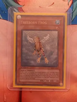 Treeborn Frog (UTR) SOI-EN025 Ultimate Rare 1st Edition Yu-Gi-Oh - Image 1