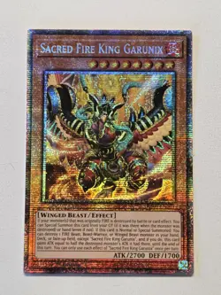 Sacred Fire King Garunix RA05-EN031 Starlight Rare Yugioh Rarity Collection 5 - Image 2