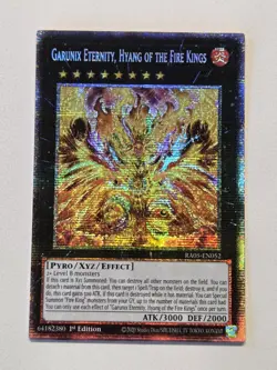 Sacred Fire King Garunix RA05-EN031 Starlight Rare Yugioh Rarity Collection 5 - Image 3