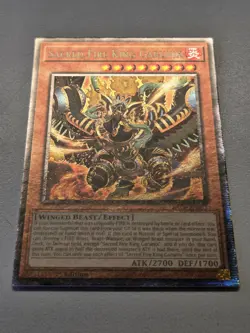 Sacred Fire King Garunix RA05-EN031 Starlight Rare Yugioh Rarity Collection 5 - Image 4