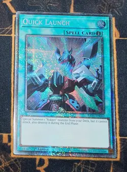 YUGIOH Quick Launch (RA05-EN062) Starlight Rare 1st Edition Near Mint - Image 1