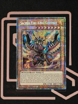 RA05-EN031 Sacred Fire King Garunix Starlight Rare 1st Edition YuGiOh - Image 1