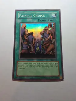Painful Choice DB1-EN033 Yugioh TCG Unlimited HP - Image 1
