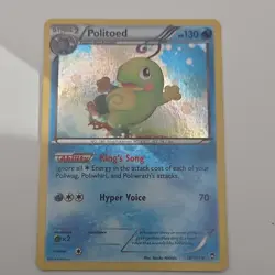 Pokemon TCG - Politoed - 18/111 - Cosmos Holo Swirl - XY: Furious Fists - Image 1