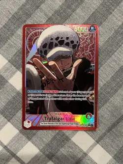 Trafalgar Law - OP14-001 (Alternate Art) OP14-001 The Azure Sea's Seven Foil - Image 1
