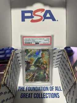 One Piece OP14 EB04 Roronoa Zoro SP PSA 10 EN - Image 1