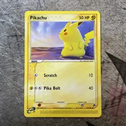 Pokemon Pikachu TCG 72/100 EX Sandstorm E-Series Common Card NM #3 - Image 1