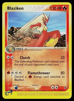 Pokemon Card - Blaziken Ruby and Sapphire 15/109 Rare - Image 1