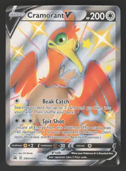 Cramorant V SWSH086 Pokemon TCG Sword & Shield Promo Cards NM - Image 1