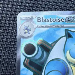 Pokemon Blastoise ex Ultra Rare Full Art Holo 184/165 151 English Yamashita Card - Image 2