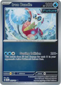 Iron Bundle 055/191 Reverse Holo Surging Sparks SSP Pokemon Card NM - Image 1