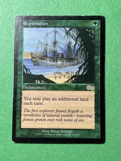 **Urza's Saga** ~Exploration~ MTG: Magic the Gathering, Moderate Play (MP) - Image 1