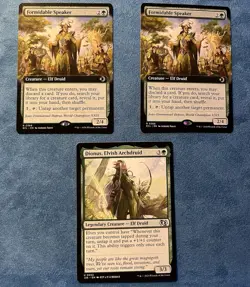 MTG Elf Lot: High Perfect Morcant, Bloom Tender, Formidable Speaker, Dionus - Image 3
