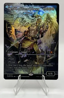 MTG Herald of Eternal Dawn Showcase Foil FDN 0423 - Image 1