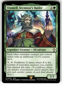 Tromell, Seymour's Butler 73 Rare Commander: FINAL FANTASY NM - Image 1