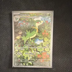 Pokemon Servine 088/086 Sv: Black Bolt Illustration Rare Holo English - Image 1