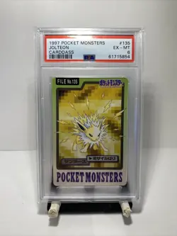 Pokemon Japanese Pocket Monsters Jolteon No.135 PSA 6 - Image 1