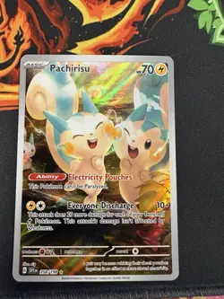PACHIRISU 208/198 ILLUSTRATION RARE SCARLET & VIOLET POKEMON NM - Image 1