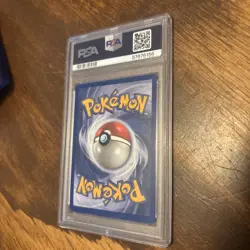 PSA 9 MINT 1999 POKEMON FOSSIL #60 GAMBLER 1ST EDITION ENGLISH - Image 4