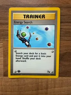 Pokemon - Energy Search - 59/62 - 1st edition - Trainer Fossil - Image 1