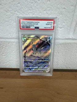 PSA 10 GLACEON VSTAR GG40 CROWN ZENITH GALARIAN GALLERY POKEMON GEM MINT - Image 1