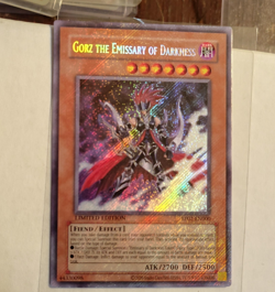 Konami Yu-Gi-Oh! Gorz the Emissary of Darkness RP02-EN000 Secret Foil LE - Image 1