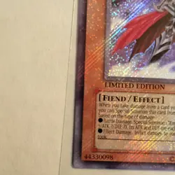 Konami Yu-Gi-Oh! Gorz the Emissary of Darkness RP02-EN000 Secret Foil LE - Image 4