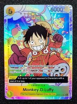 Monkey.D.Luffy OP07-109 - One Piece TCG - SR Super Rare NM English - Image 1