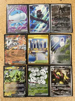 Pokemon Card Collection Assorted Rare Holo Cards Fun Packs Promos Jumbos - Image 1