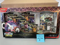 Pokemon TCG PALDEAN FATES Great Tusk Iron Treads Ex Premium Collection LOT of 6 - Image 1