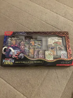 Pokemon: Paldean Fates Great Tusk ex & Iron Treads ex Premium Collection - Image 1
